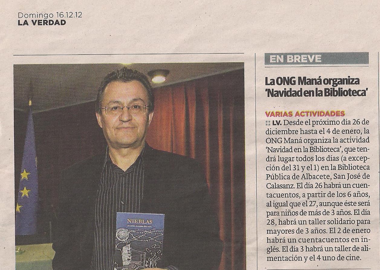 ONG Maná organiza Navidad en la Biblioteca